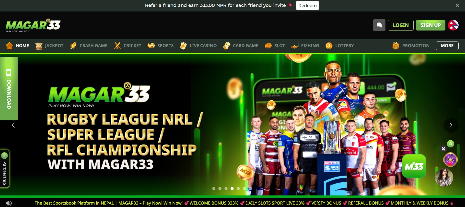 Crazy Time Magar33 Casino Online Nepal